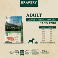 Bravery adulto x 12 + 4 kg